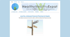 Desktop Screenshot of healthywealthyexpat.com